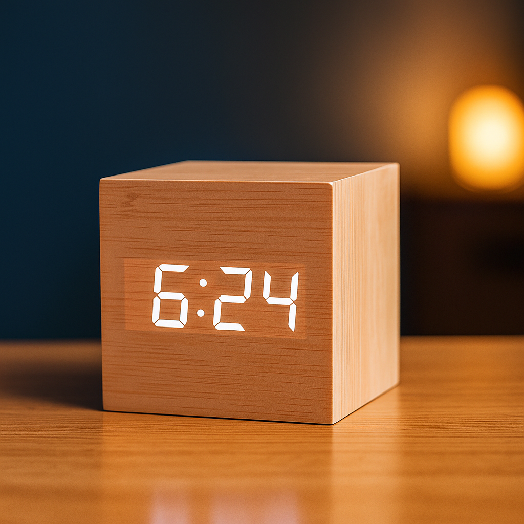 Reloj Digital Mini LED con Modo Noche