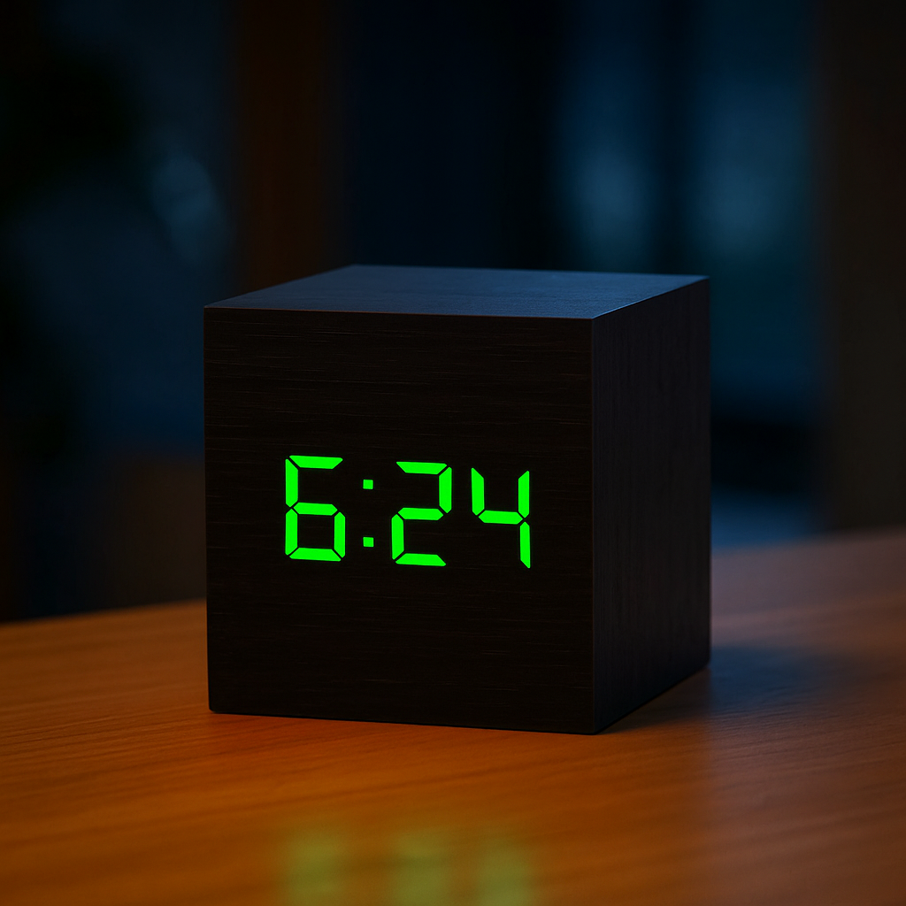 Reloj Digital Mini LED con Modo Noche