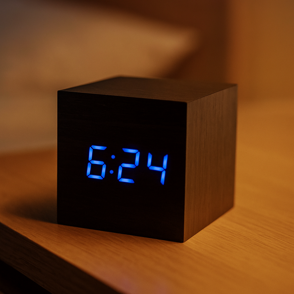 Reloj Digital Mini LED con Modo Noche