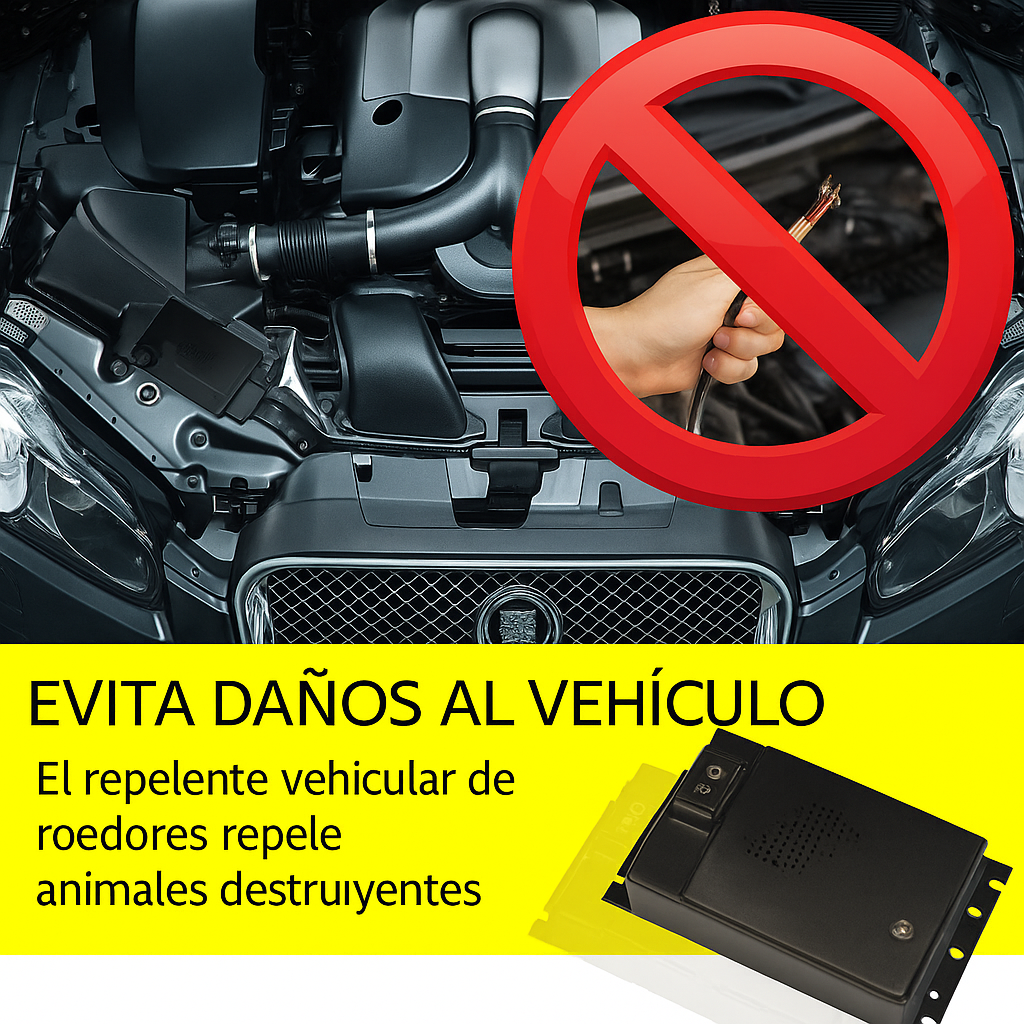Repelente Ultrasónico de Ratones para Vehículos