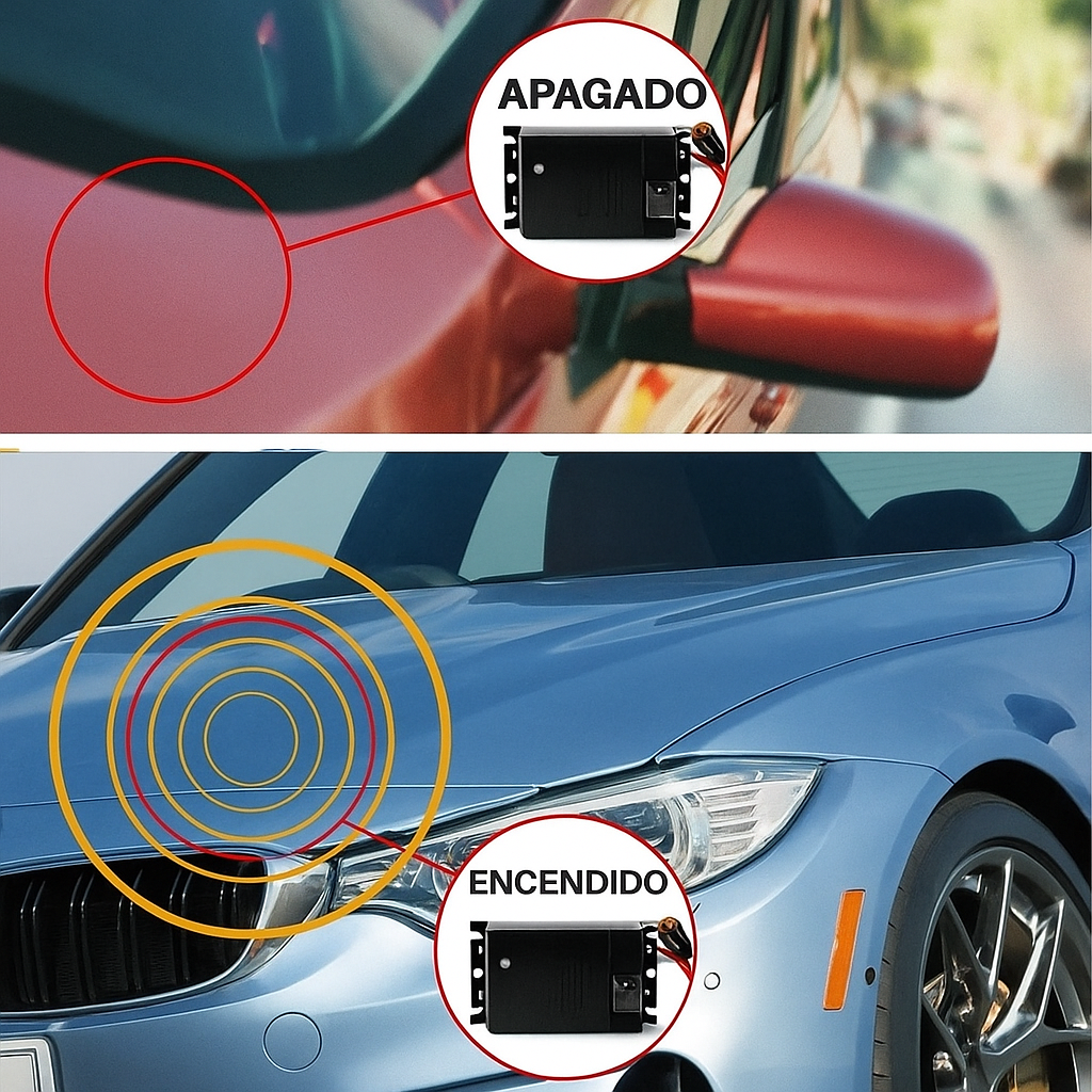 Repelente Ultrasónico de Ratones para Vehículos