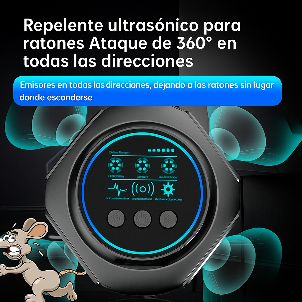 Repelente Ultrasónico de Arañas sin Químicos