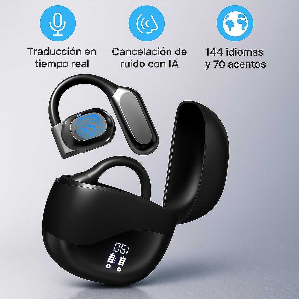 Auriculares de Traducción Inteligente 144 Idiomas