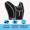 Chaleco Reflectante para Correr con Bolsa Frontal