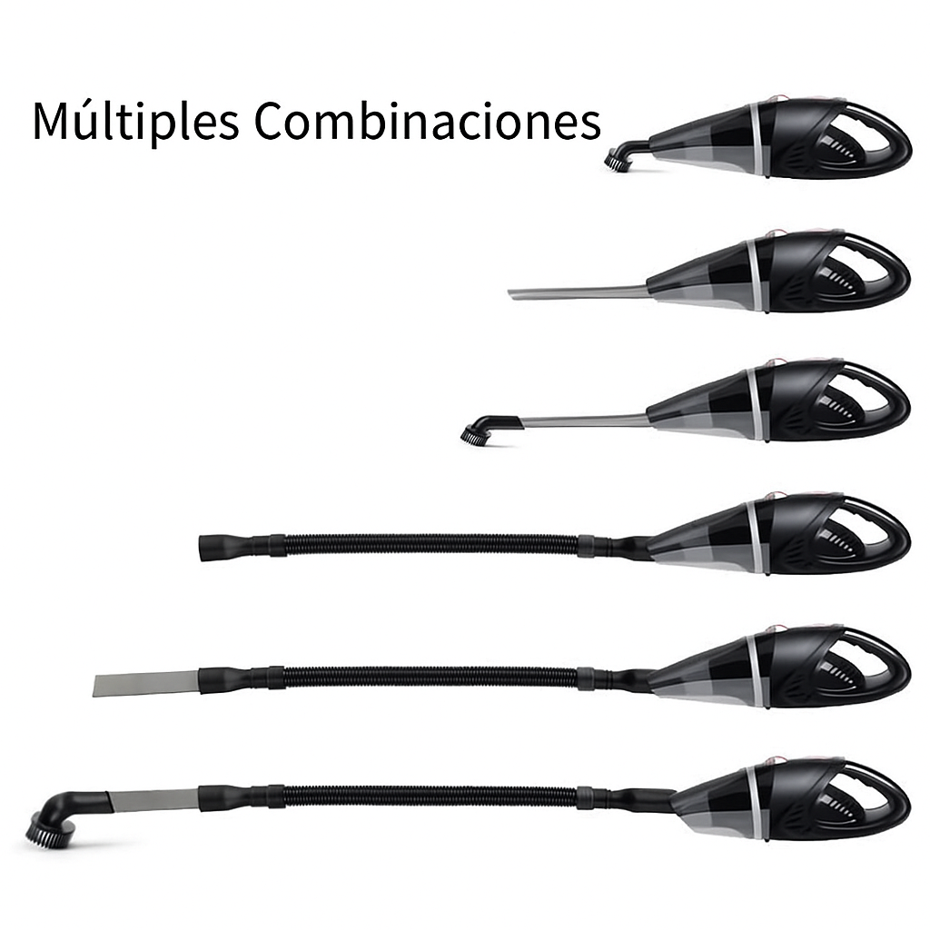 Aspiradora Portátil para Auto con Filtro HEPA