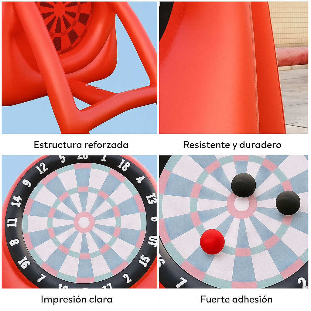 Tablero de Dardos Inflable Gigante 7 Pies