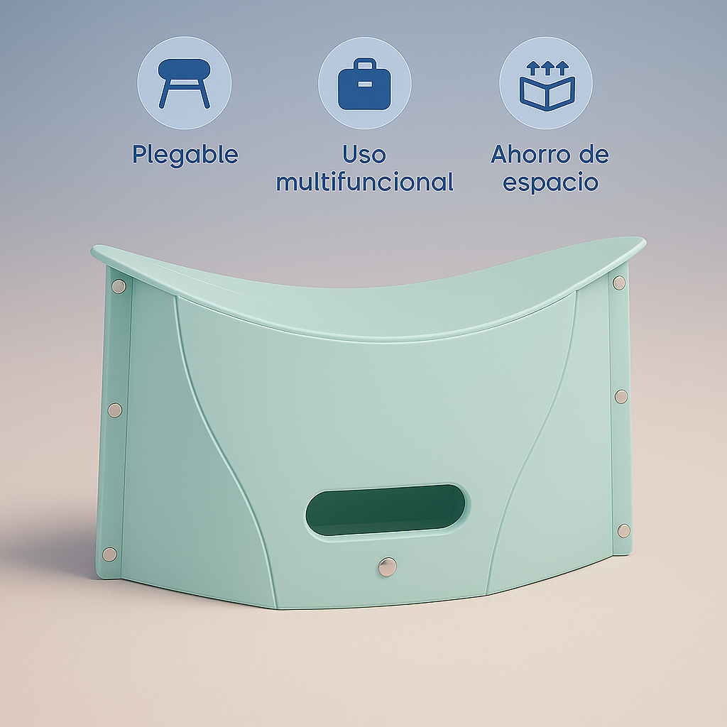Escalera Plegable Ligera y Multifuncional