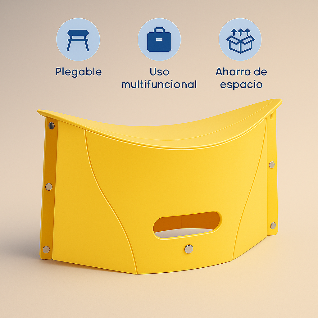 Escalera Plegable Ligera y Multifuncional