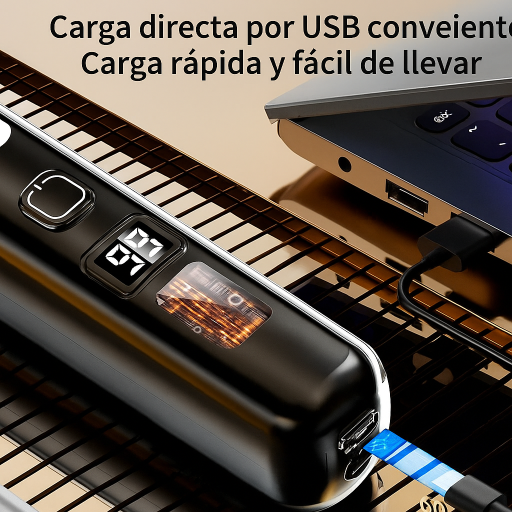 Cortapelos Inalámbrico Profesional con Pantalla LED