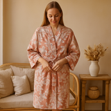 SereniLoom Kimono de Baño Algodón Suave - Transpirable - Lujo