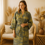 SereniLuxe - Vestido de Algodón Elegante - Estilo Clásico
