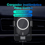 Cargador Inalámbrico Automático para Auto