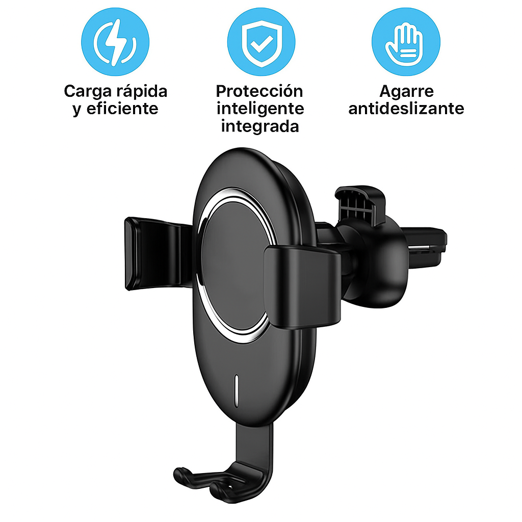 Cargador Inalámbrico Automático para Auto