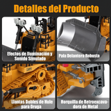 Excavadora Bulldozer Volquete RC 4WD Escala 1:20