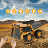 Excavadora Bulldozer Volquete RC 4WD Escala 1:20