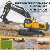 Excavadora Bulldozer Volquete RC 4WD Escala 1:20