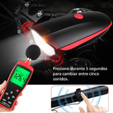 Faro LED para Bicicleta Súper Brillante USB