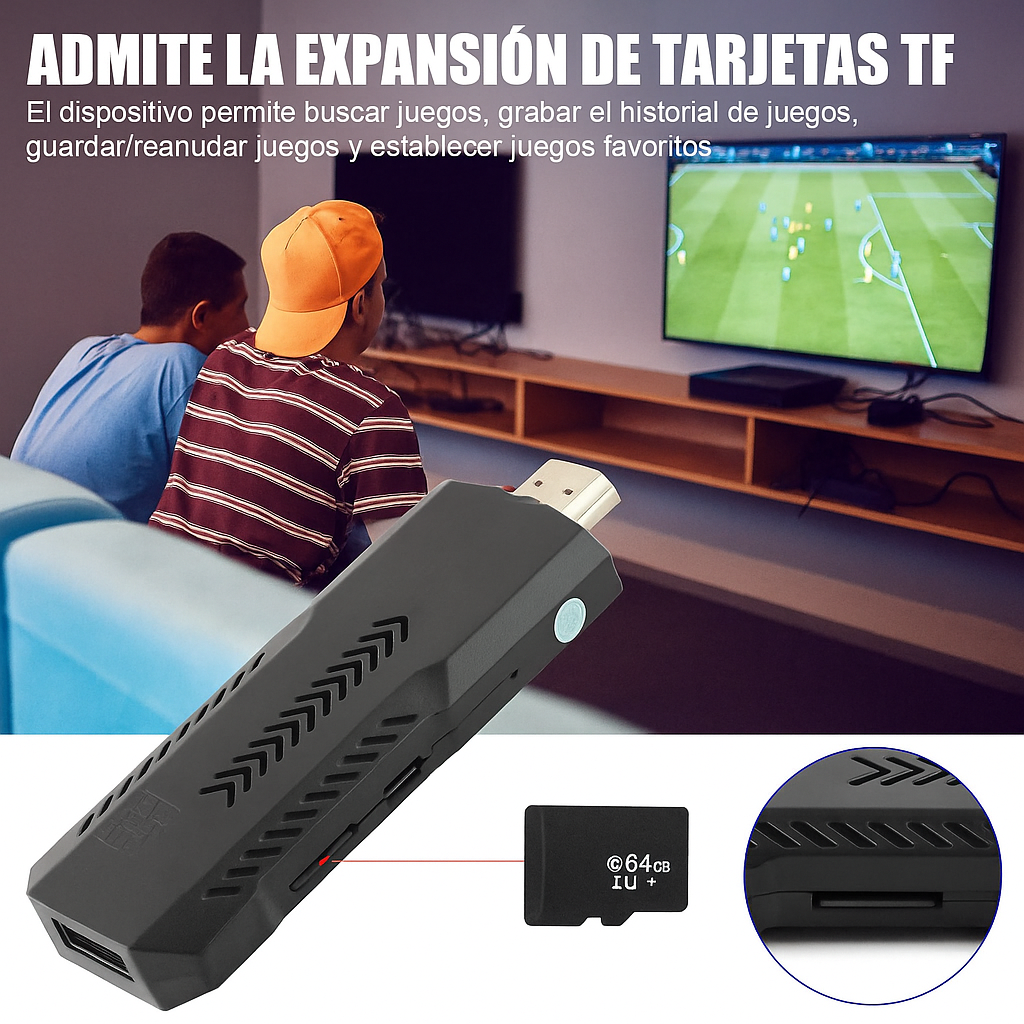 Consola Retro 4K con 41,000 Juegos y 2 Mandos