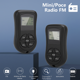 Radio Portátil Mini de Bolsillo AM/FM