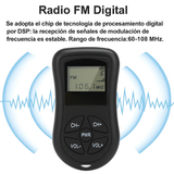 Radio Portátil Mini de Bolsillo AM/FM