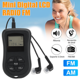Radio Portátil Mini de Bolsillo AM/FM