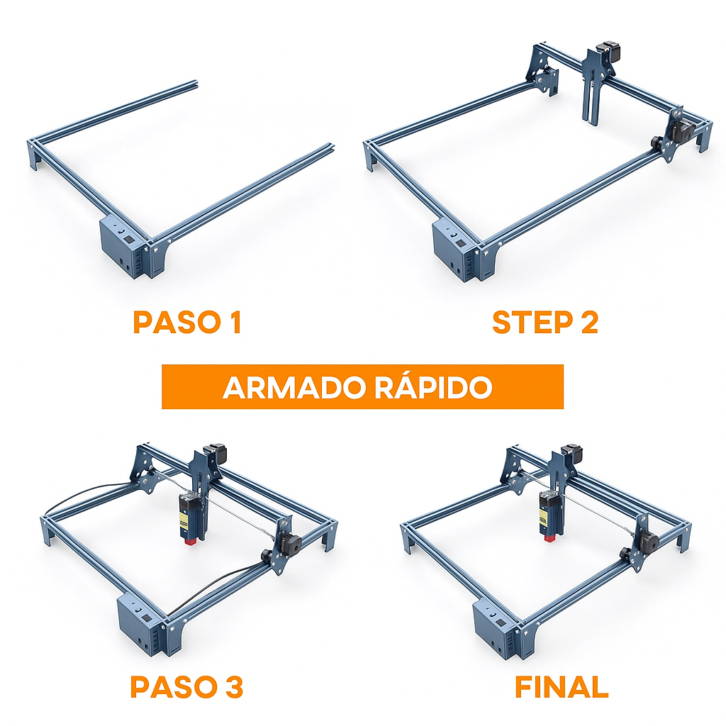 Grabadora Láser de Precisión para Madera y Cuero