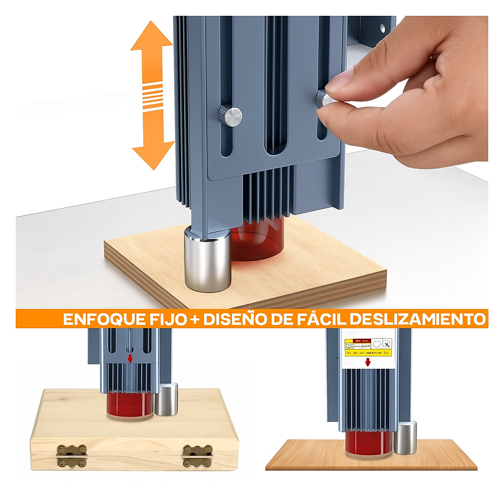 Grabadora Láser de Precisión para Madera y Cuero