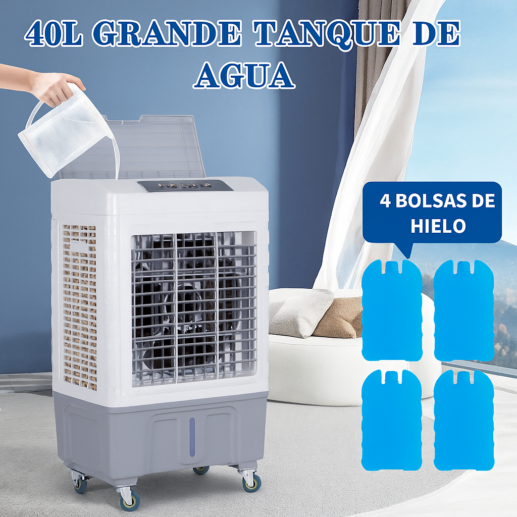 Enfriador de Aire Evaporativo Portátil 10 Galones