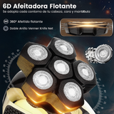Afeitadora de Cabeza 6D Recargable para Hombres Calvos