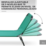 Sillón Chaise Lounge Plegable de Exterior