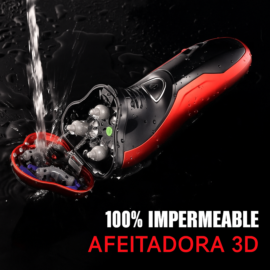 Afeitadora de Lámina 3D Recargable para Cabeza
