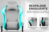 Silla de Juego Ergonómica con Reposapiés Ajustable