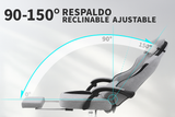 Silla de Juego Ergonómica con Reposapiés Ajustable