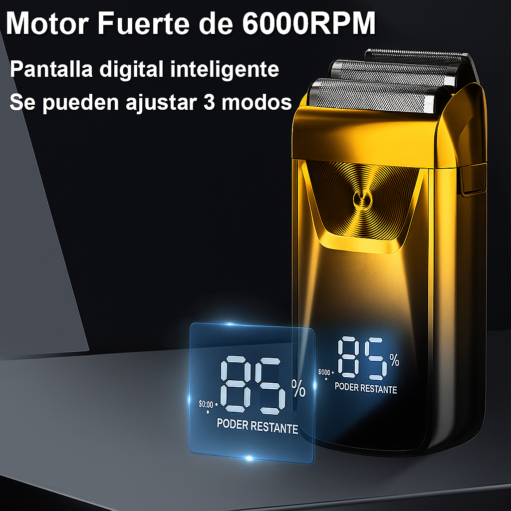 Afeitadora Eléctrica 4D para Cara y Cabeza