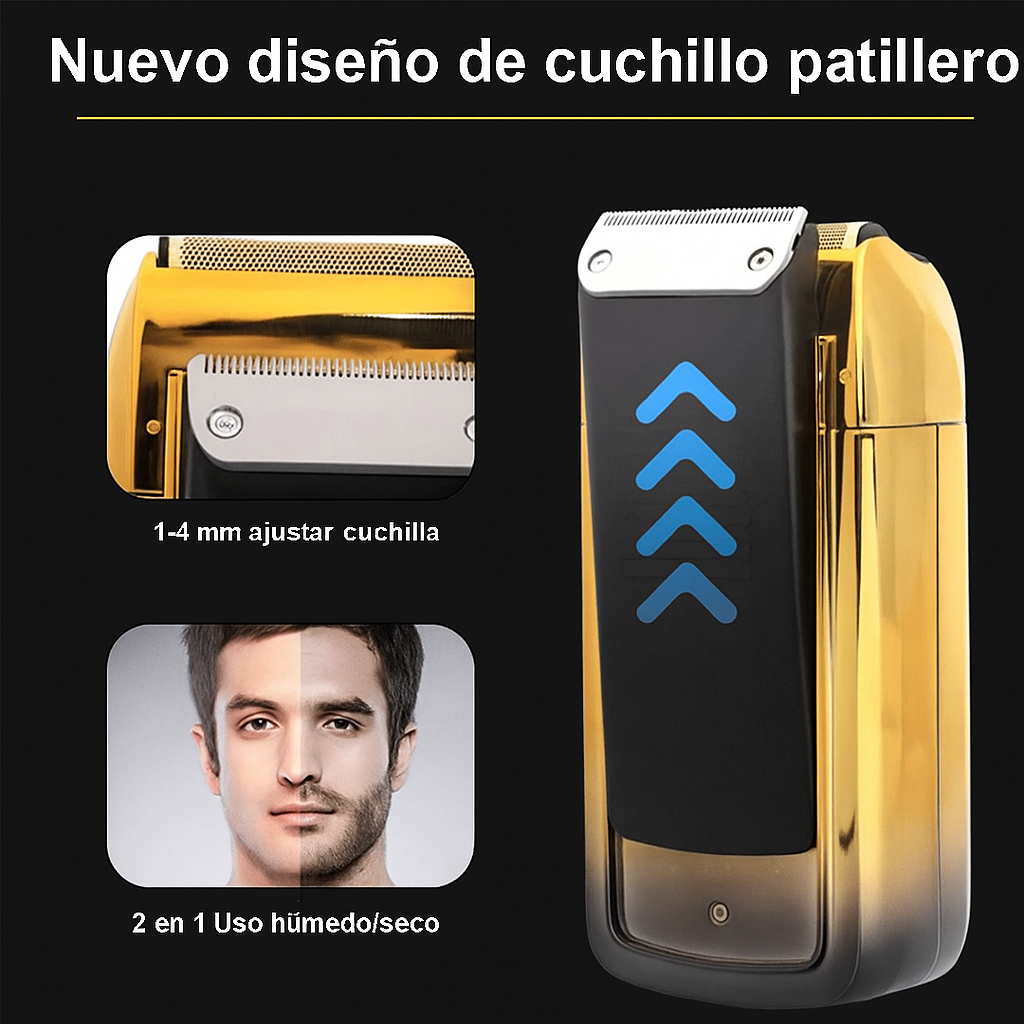 Afeitadora Eléctrica 4D para Cara y Cabeza