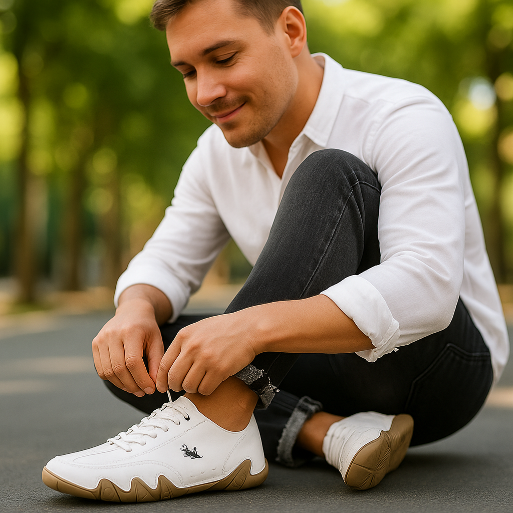 UltraFlex Barefoot Zapatos de Cuero hombres