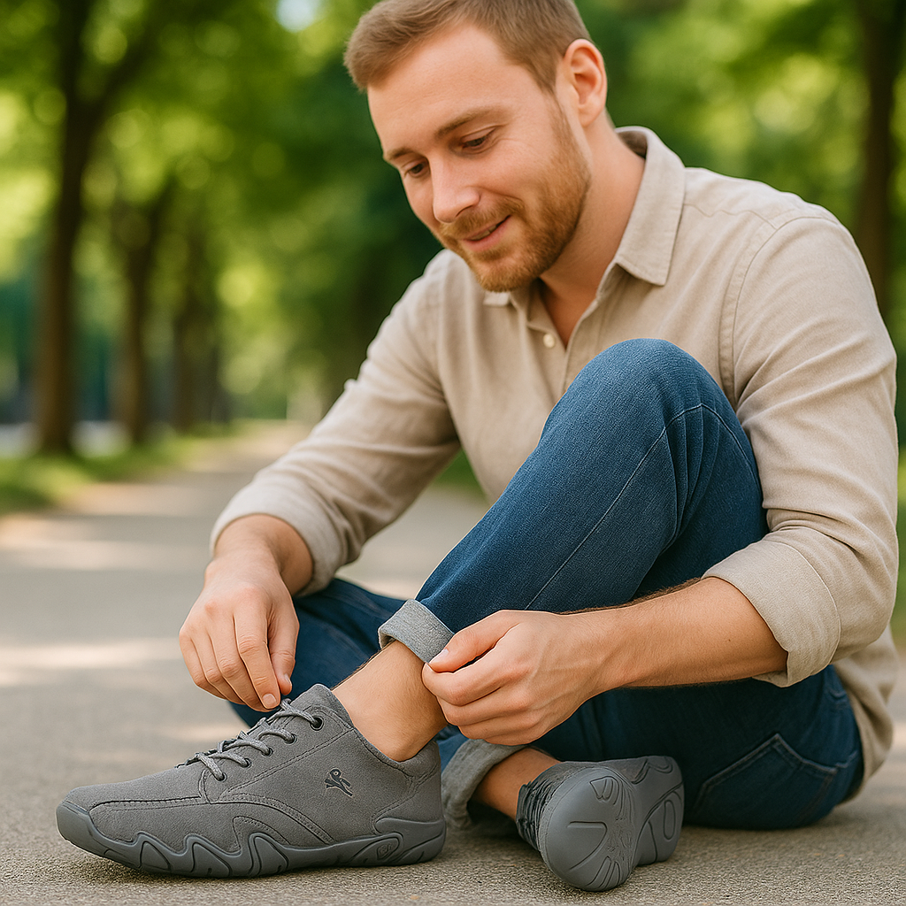 UltraFlex Barefoot Zapatos de Cuero hombres