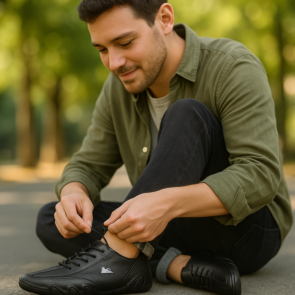 UltraFlex Barefoot Zapatos de Cuero hombres