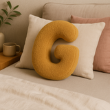 Cojín de Sofá Personalizado con Letras 3D