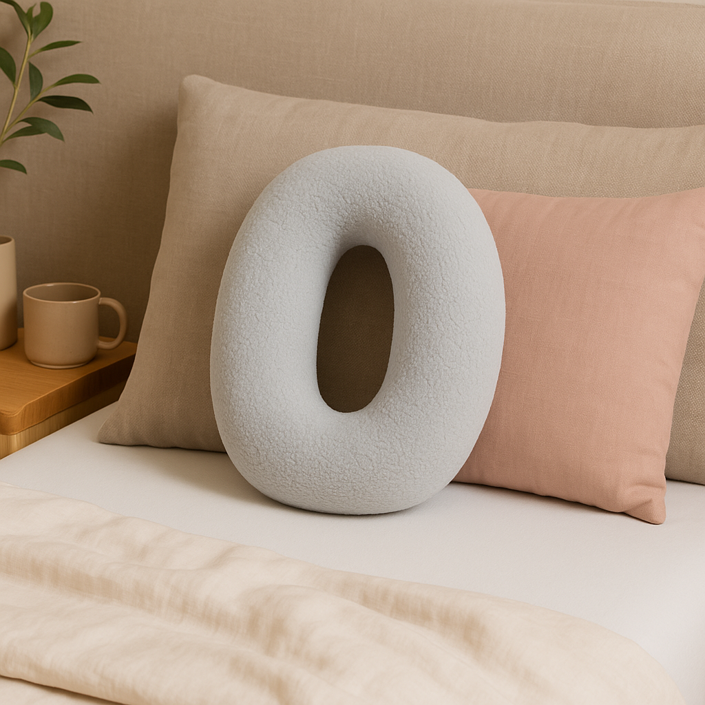 Cojín de Sofá Personalizado con Letras 3D