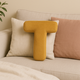 Cojín de Sofá Personalizado con Letras 3D