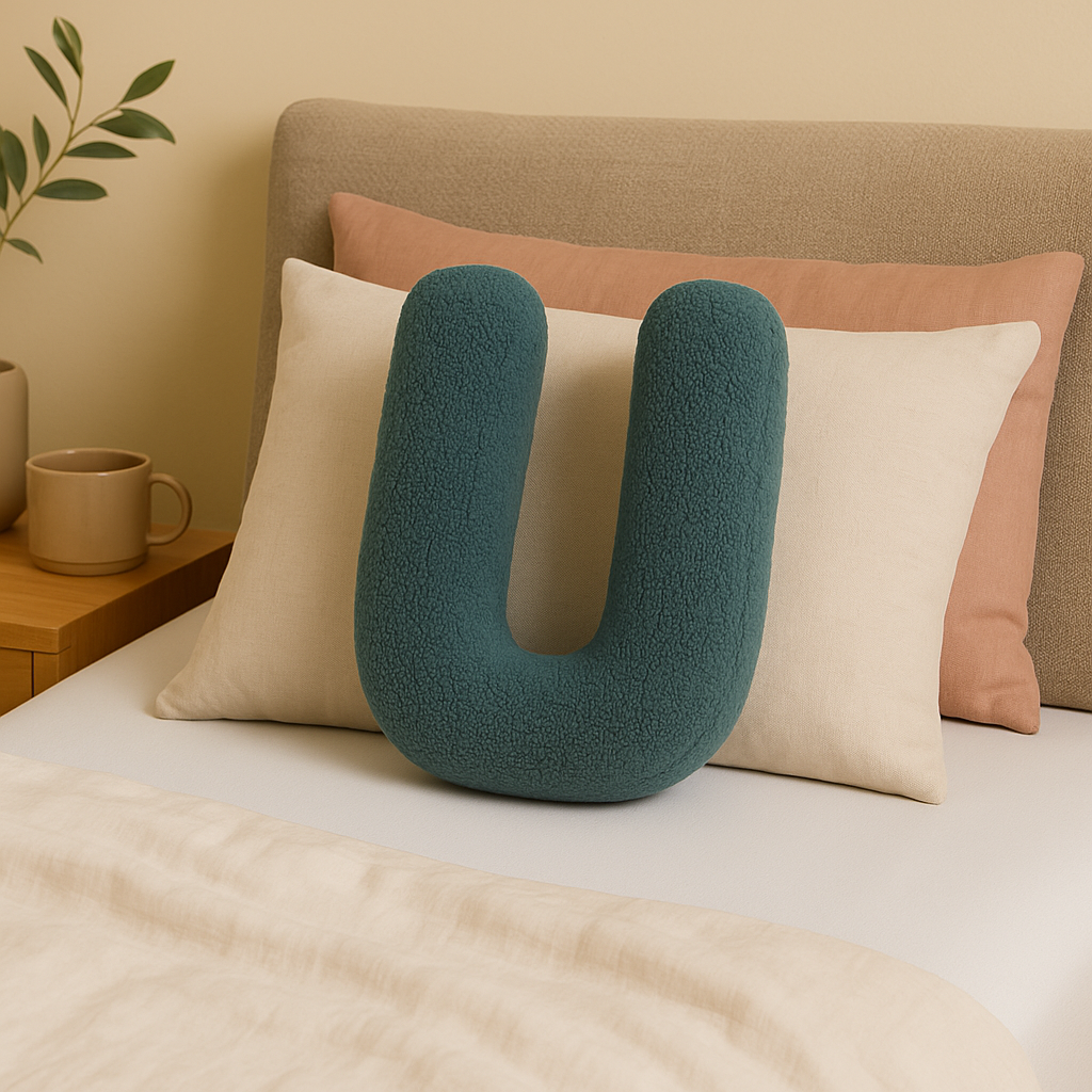 Cojín de Sofá Personalizado con Letras 3D