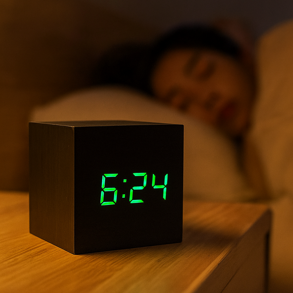Reloj Despertador Digital LED Compacto