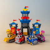 Set de Figuras de Acción con Torre de Control y Vehículos