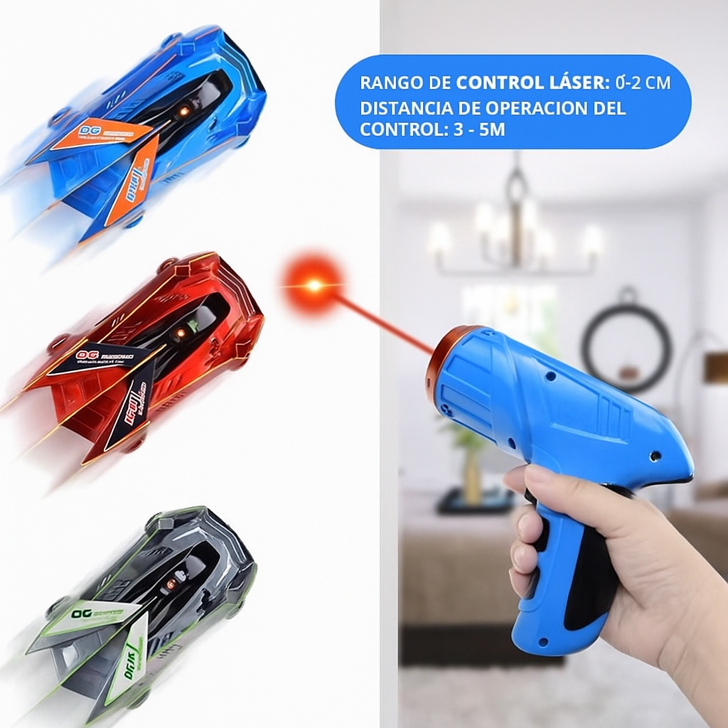Coche RC Trepador de Pared con Control Láser