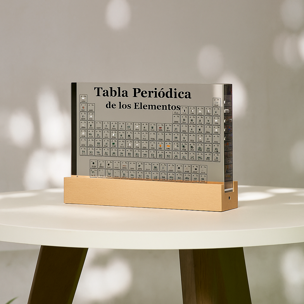 Pantalla Acrílica con Luz y Tabla Periódica