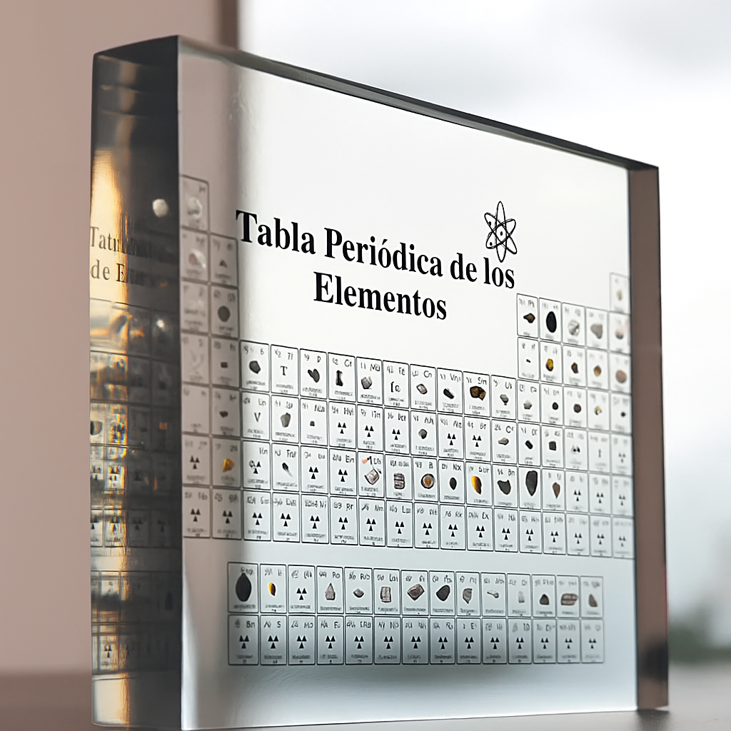 Pantalla Acrílica con Luz y Tabla Periódica