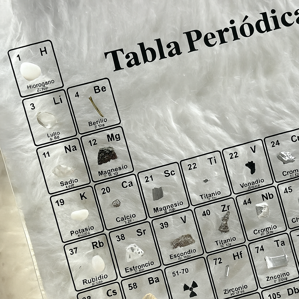 Pantalla Acrílica con Luz y Tabla Periódica