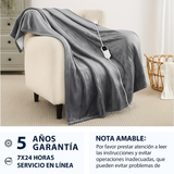 Manta Eléctrica de Algodón Lavable con Apagado Automático