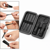 Kit de Cortaúñas Acero Inoxidable con Estuche de Viaje